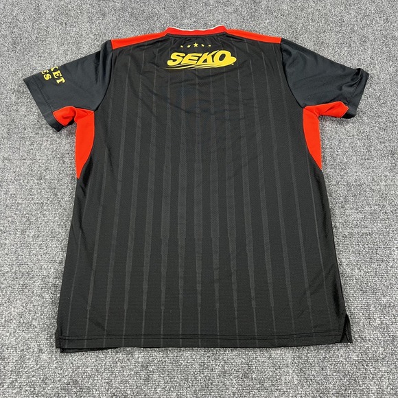 Rangers FC Jersey Mens Medium Black Red Soccer 32Red Peter McNeil Shirt - Picture 5 of 12